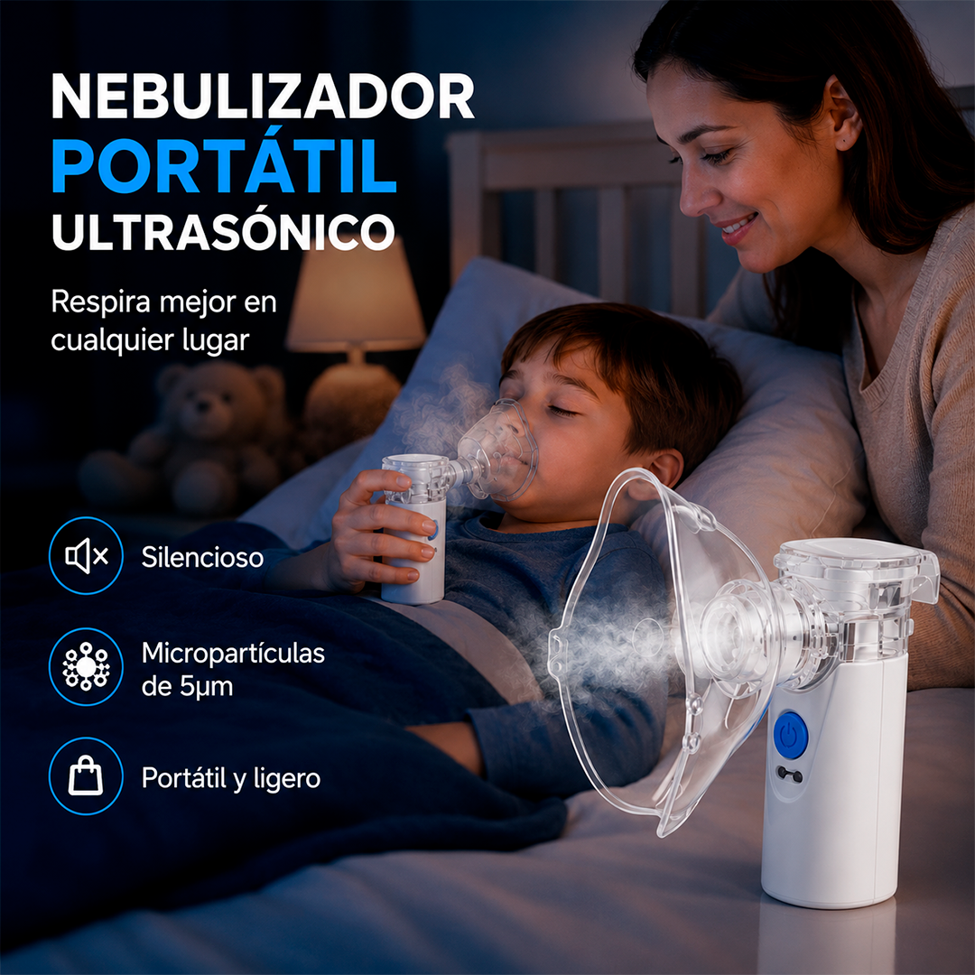 Nebulizador Portátil Mesh Ultrasónico