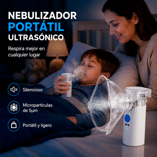 Nebulizador Portátil Mesh Ultrasónico