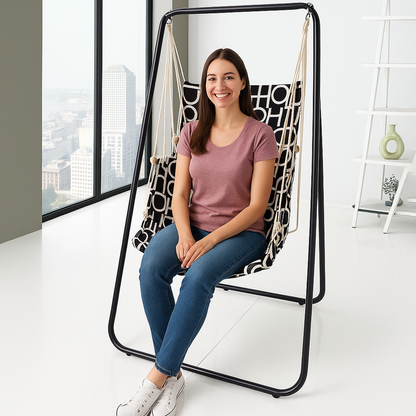 Silla Hamaca colgante Con Soporte