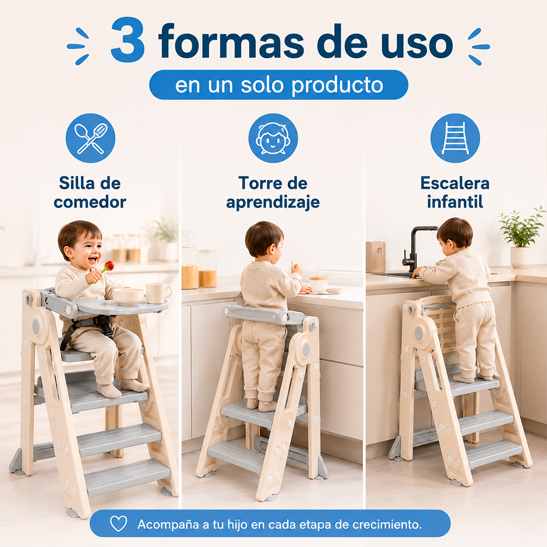 Silla Convertible 2 en 1 para Niños
