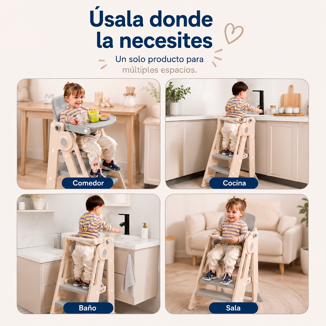 Silla Convertible 2 en 1 para Niños