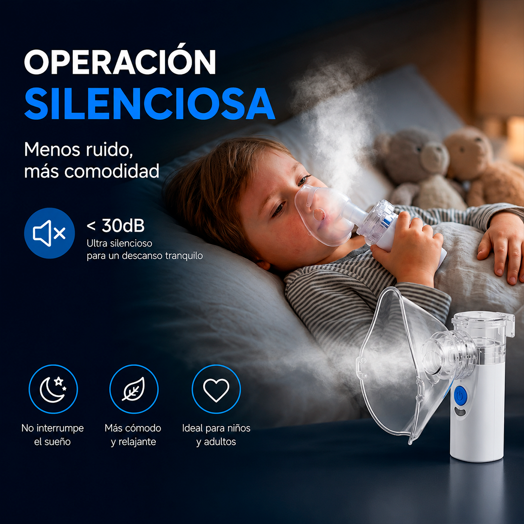 Nebulizador Portátil Mesh Ultrasónico