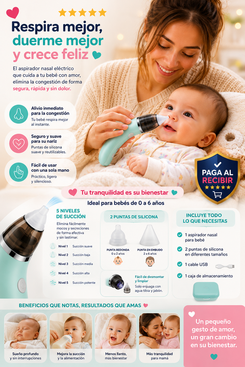 Aspirador Nasal para niñ@s
