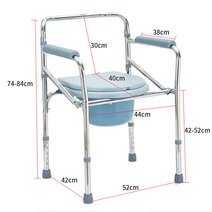 Silla - Inodoro Portátil - Para Personas con Movilidad Reducida